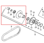 Cargar imagen en el visor de galería, Polea Fija Dynamic 125 Akt Original - Mundimotos