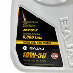 Load image into Gallery viewer, Aceite de Motor Bajaj Sintético 10W50 1 litro 4 tiempos