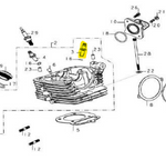 Cargar imagen en el visor de galería, Guía para Válvula de Admisión CBZ 160 Honda Original