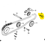 Cargar imagen en el visor de galería, Perno del Tensor de Cadenilla C70 - C90 Honda Original