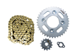 Load image into Gallery viewer, Kit Arrastre 14/38 Waveii Cadena 428X104L Generico Cassarella - Mundimotos