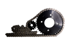 Cargar imagen en el visor de galería, Kit Arrastre 14/38 Waveii Cadena 428X104L Generico - Mundimotos