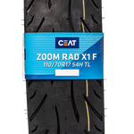 Cargar imagen en el visor de galería, Llanta CEAT 110/70R-17 ZOOM RADIAL X1F Delantera Sellomatic - Mundimotos