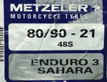 Cargar imagen en el visor de galería, Llanta Metzeler Enduro 3 Sahara 080/90-21 Delantera Neumatico-Mundimotos
