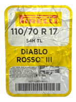 Cargar imagen en el visor de galería, Llanta Pirelli Diablo Rosso 3 110/70R-17 Delantera Sellomatic - Mundimotos