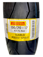 Load image into Gallery viewer, Llanta Pirelli Diablo Rosso Sport RR 130/70-17 Sellomatic | Mundimotos