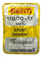 Cargar imagen en el visor de galería, Llanta Pirelli Sport Demon 130/70-17 Trasera Sellomatic-Mundimotos