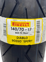 Cargar imagen en el visor de galería, Llanta Pirelli Diablo Rosso Sport 140/70-17 65S TL RR | Mundimotos