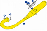 Load image into Gallery viewer, Mofle Gs 125 (2007-11) Suzuki Original - Mundimotos
