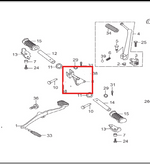 Cargar imagen en el visor de galería, Soporte de Posapié Delantero Derecho Eco 100 Deluxe Hero Original