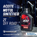 Cargar imagen en el visor de galería, Aceite motul 800 2T off road sintetico original - Mundimotos