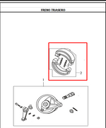 Load image into Gallery viewer, BANDAS FRENO EVOR3/CR5 ORIGINAL - Mundimotos