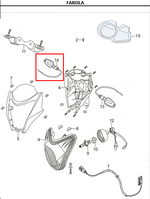 Cargar imagen en el visor de galería, DIRECCIONAL FR/RH TTX180 ORIGINAL - Mundimotos