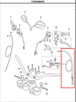 Cargar imagen en el visor de galería, CABLE CLUTCH 180TTX ORIGINAL - Mundimotos