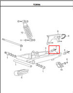 Cargar imagen en el visor de galería, PLATINA TENSOR CADENA TTR125/150 ORIGINAL - Mundimotos
