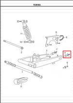 Cargar imagen en el visor de galería, TENSOR CADENA LH TTX180 ORIGINAL - Mundimotos