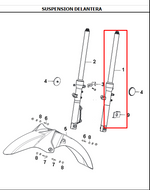 Load image into Gallery viewer, TELESCOPICO CTO LH R3 ORIGINAL - Mundimotos