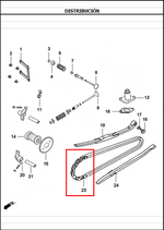 Cargar imagen en el visor de galería, CADENILLA SCR 2X3 92L JET4/DYNA2 ORIGINAL - Mundimotos