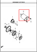 Cargar imagen en el visor de galería, MOTOR ARRANQUE JET4/JET5 ORIGINAL - Mundimotos