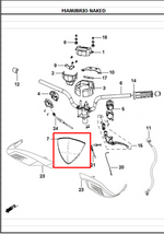 Load image into Gallery viewer, VISOR VELOCIMETRO JET5-R/DYNAM-R ORIGINAL - Mundimotos