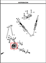 Load image into Gallery viewer, ARBOL LEVAS NE125/150/NKDR/TTR ORIGINAL - Mundimotos