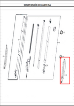 Load image into Gallery viewer, PROTECTOR RH TELESCOPIO XM180 ORIGINAL - Mundimotos