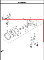 Load image into Gallery viewer, FAROLA CON CUENCA AK125SL/NKD ORIGINAL - Mundimotos