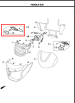 Cargar imagen en el visor de galería, Direccional frontal derecha Akt Ak125Sl original - Genuine parts - Mundimotos