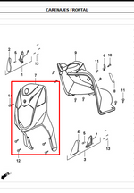 Cargar imagen en el visor de galería, Carenaje Akt Dynamic Sin Color Original - Genuine parts - Mundimotos