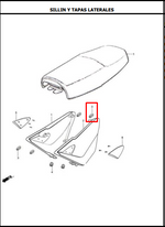 Cargar imagen en el visor de galería, TAPA LH AK125 NKD SC ORIGINAL - Mundimotos