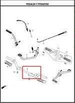 Cargar imagen en el visor de galería, POSAPIE FR AK125 ORIGINAL - Mundimotos