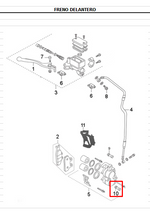 Cargar imagen en el visor de galería, GUARDAPOLVO CALIPER AK125 LARGO ORIGINAL - Mundimotos