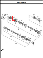 Cargar imagen en el visor de galería, ARANDELA 16.5X23.8X0.5 E.S 1RA ORIGINAL - Mundimotos