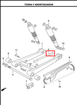 Load image into Gallery viewer, VARILLA PORTA BANDA AK125SL/NKD ORIGINAL - Mundimotos