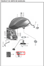 Cargar imagen en el visor de galería, EMP GRIFO GAS/BOXERUG/PULSAR 180 UG ORIGINAL - Mundimotos