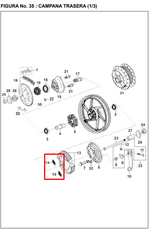 Cargar imagen en el visor de galería, RESORTE BANDA BOXER ORIGINAL - Mundimotos