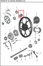 Cargar imagen en el visor de galería, BUJE 15X22X57/A27.5 RR PULSAR ORIGINAL - Mundimotos