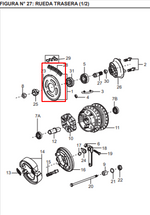 Load image into Gallery viewer, Kit Arrastre 14/42 Bajaj Bm100 De 112L Original - Genuine parts - Mundimotos