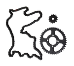 Cargar imagen en el visor de galería, KIT ARRASTRE 14/42 PLAT100/BOXERTE ORIGINAL - Mundimotos