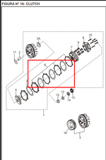 Cargar imagen en el visor de galería, DISCO CLUTCH SETX5 DISCOVER 125 ST ORIGINAL - Mundimotos