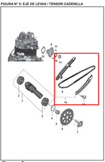 Cargar imagen en el visor de galería, KIT GUIA CADENILLA PULSAR 200 NS ORIGINAL - Mundimotos
