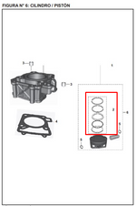 Cargar imagen en el visor de galería, ANILLOS STD PULSAR 200 NS/DUKE200/SVARTPILEN200 ORIGINAL - Mundimotos