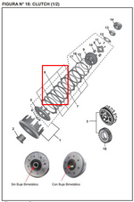 Cargar imagen en el visor de galería, DISCO CLUTCH SETX6 200 NS ORIGINAL - Mundimotos