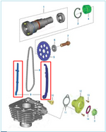 Load image into Gallery viewer, KIT GUIA CADENILLA DISCOVER 150 ST ORIGINAL - Mundimotos