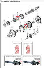 Load image into Gallery viewer, PIN 16MM CAJA BOXER ORIGINAL - Mundimotos