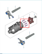 Cargar imagen en el visor de galería, PIN SELECTOR BM100/150/DISCOVER 100 ORIGINAL - Mundimotos