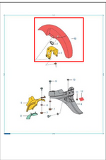 Cargar imagen en el visor de galería, GUARDABARRO FR BOXER2007/PLATINO ORIGINAL - Mundimotos