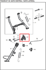 Cargar imagen en el visor de galería, SOPORTE GATO LAT 200 NS ORIGINAL - Mundimotos