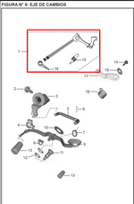 Cargar imagen en el visor de galería, EJE CAMBIOS DIS125ST ORIGINAL - Mundimotos