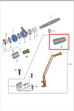 Cargar imagen en el visor de galería, CAUCHO PEDAL CRANK BOXER/DISC ORIGINAL - Mundimotos